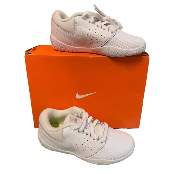 11c Nike Kids Girls Sideline IV Cheerleading Shoes White New 943789-100 - Picture 2 of 9